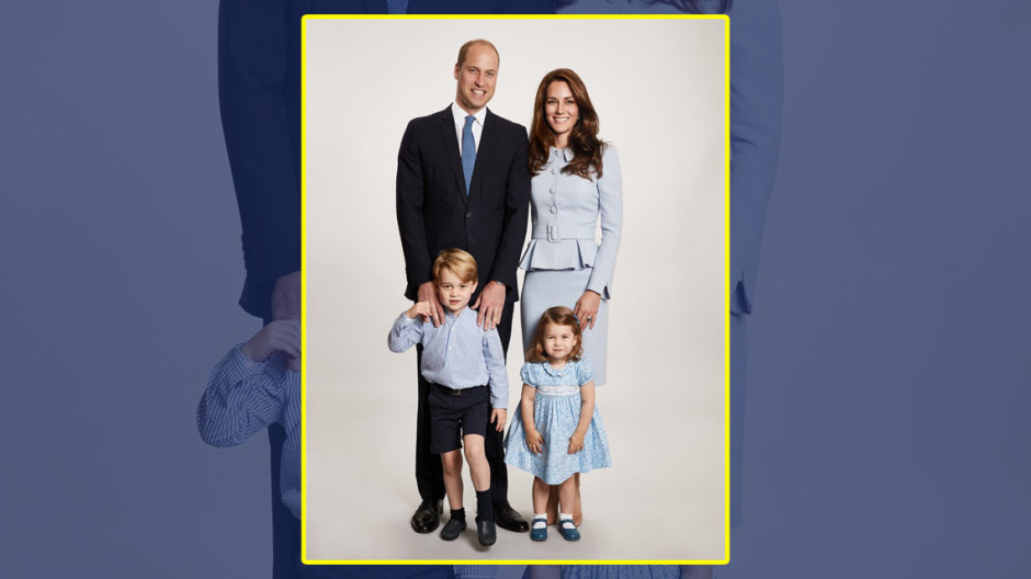 Esta es la foto navideña de los Duques de Cambridge