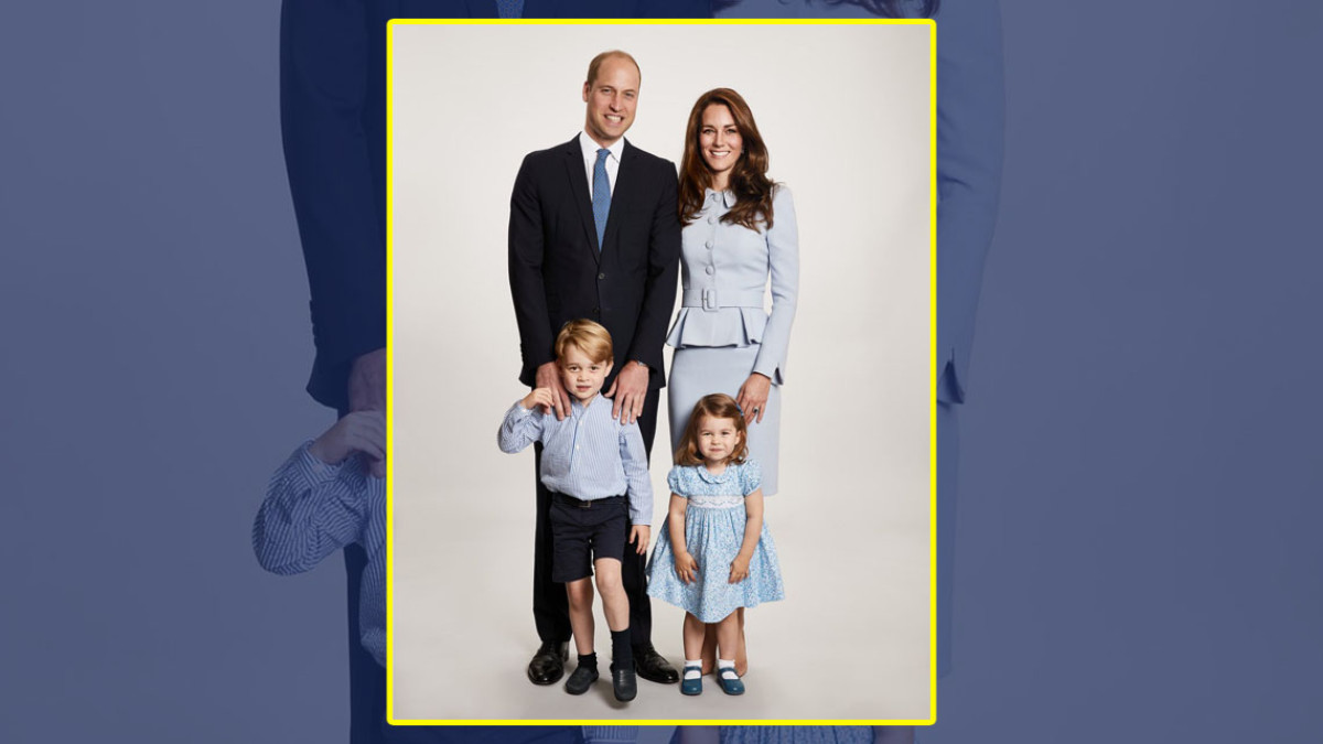 Esta es la foto navideña de los Duques de Cambridge