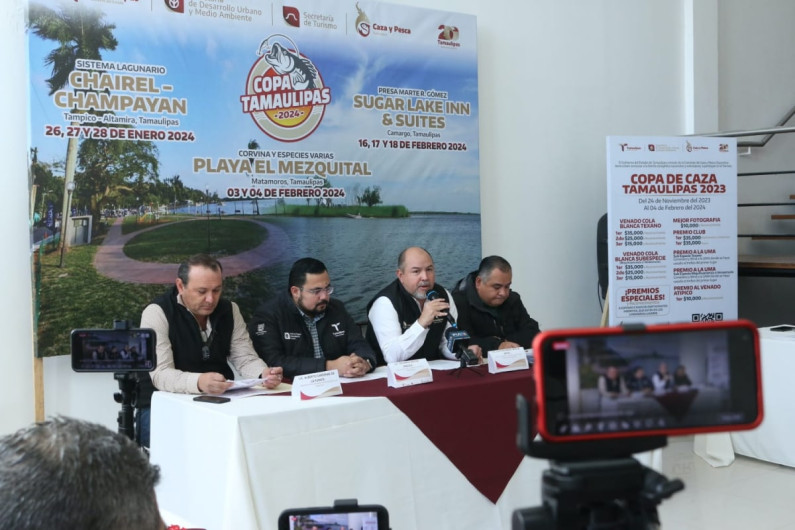 Tamaulipas será sede de eventos de caza y pesca deportiva