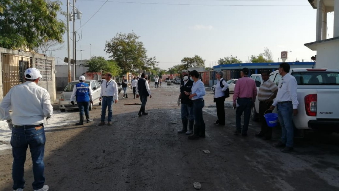 Continúa atención a familias de Reynosa tras inundaciones