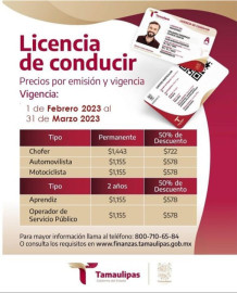 Amplían dos meses más descuento en licencias 