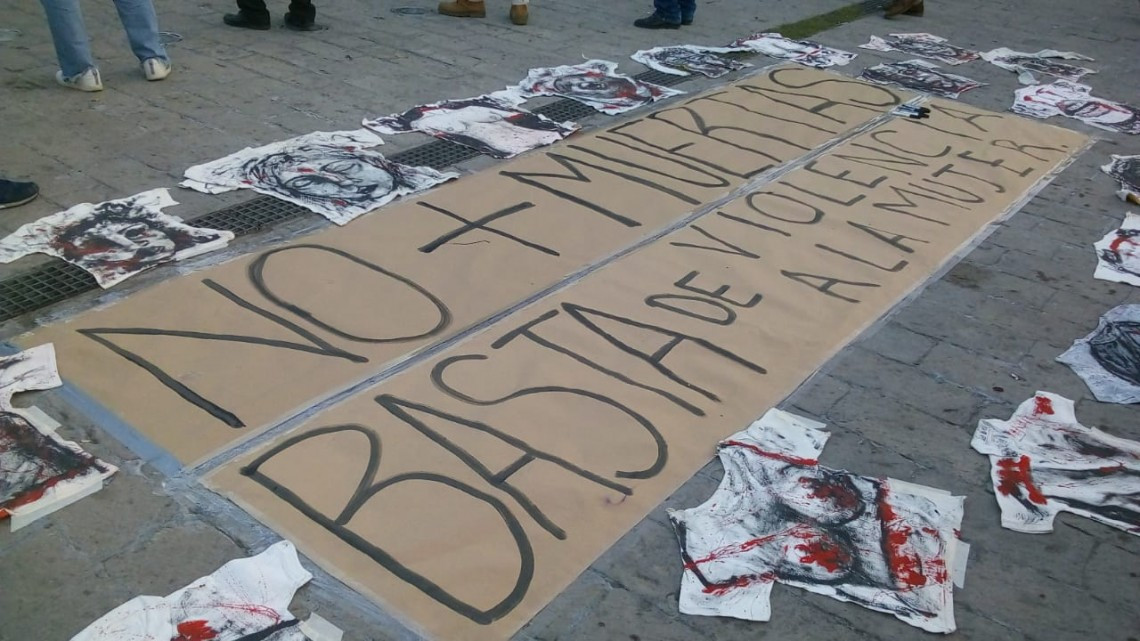 Corean "El violador eres tú" en Matamoros