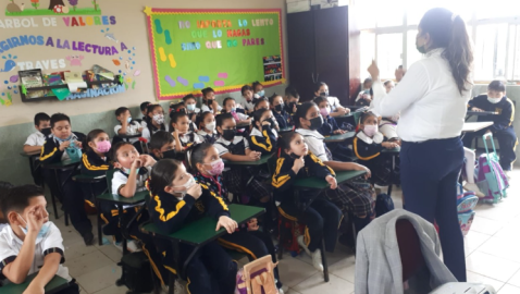 Continúa personal de tránsito con talleres de educación vial en escuelas primarias