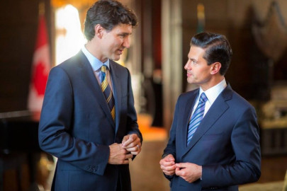 Peña Nieto y Trudeau conversan acerca del T-MEC