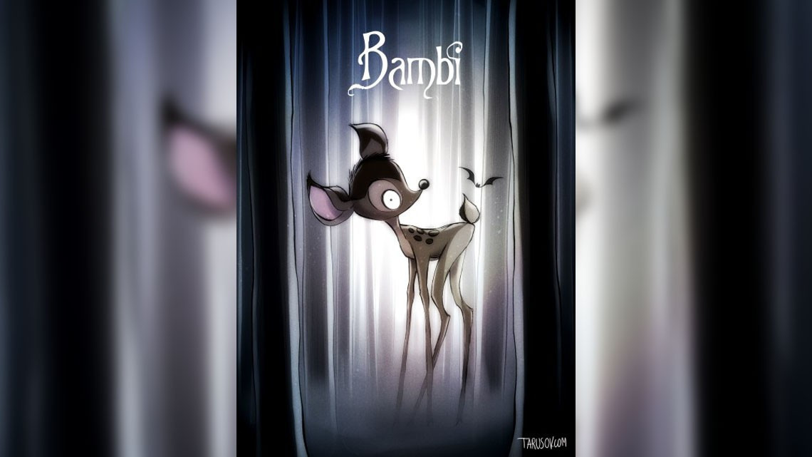 Disney se pinta al estilo de Tim Burton