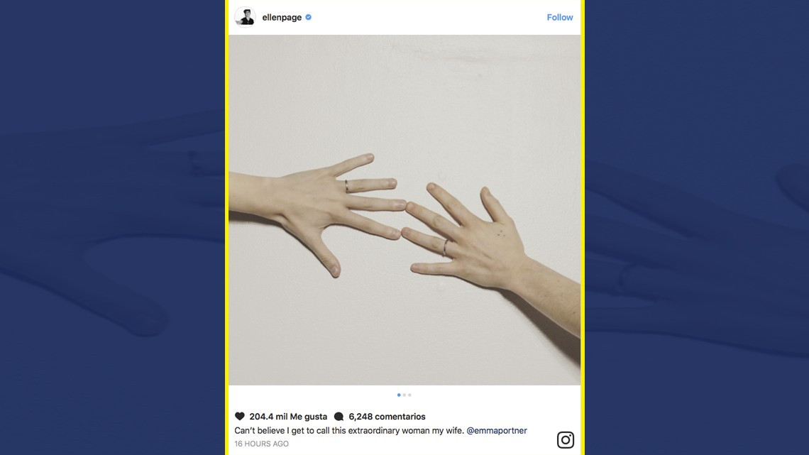 ¡Ellen Page y Emma Portner se casaron!