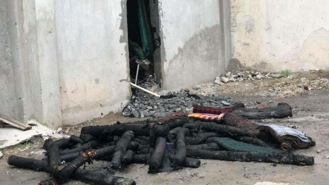 Tienda de telas se incendia