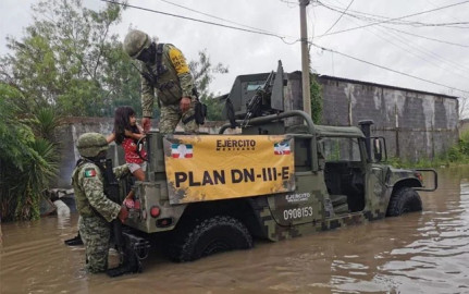 Activan PLAN DN-III-E tras afectaciones por intensas lluvias