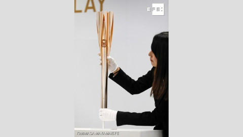 Así es la antorcha de Tokio 2020