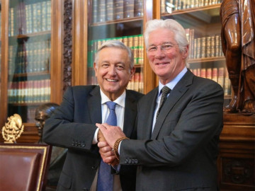 AMLO se reúne con Richard Gere