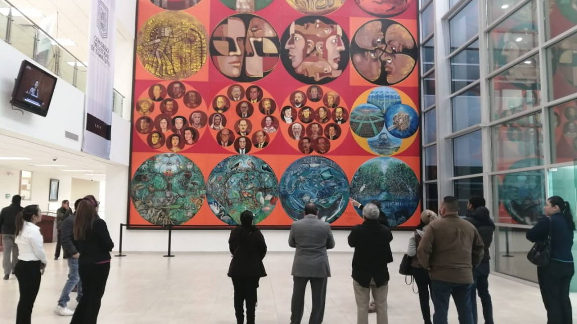 Diputada Ivette Bermea Invita periodistas de Matamoros a sesión en el congreso