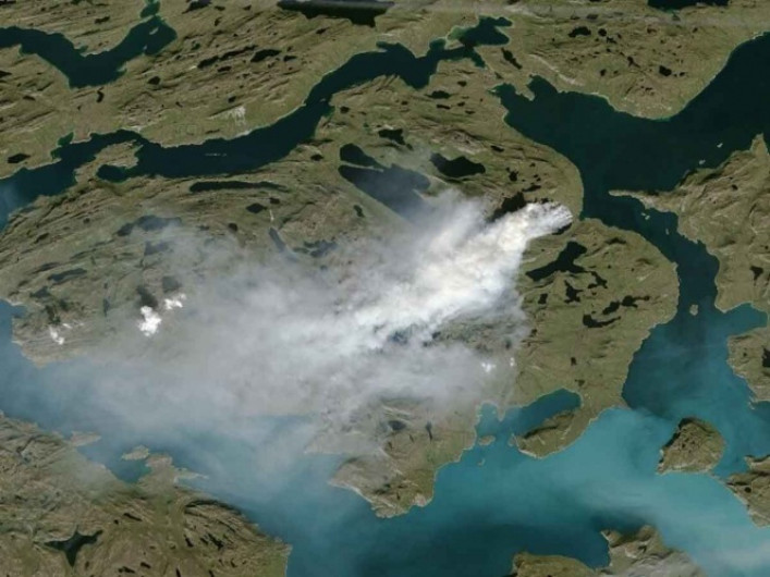 CAMS vigila círculo polar ártico por incendios activos