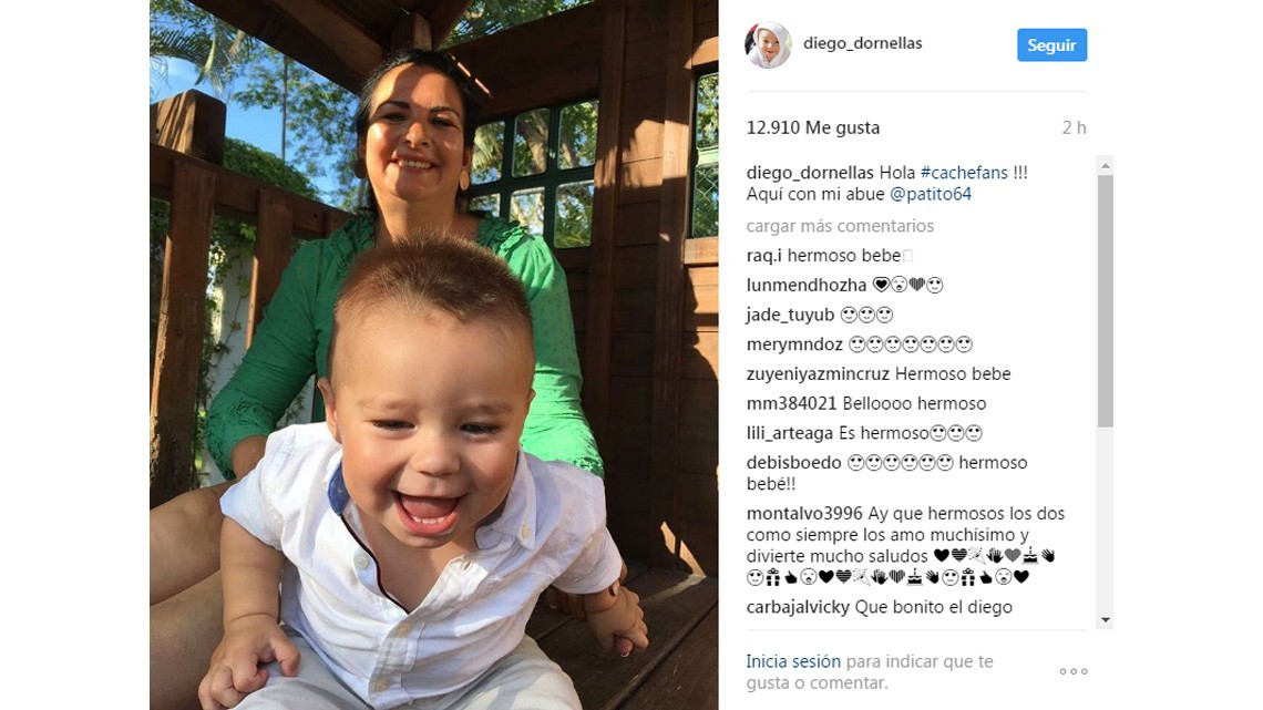 Ariadne Díaz sube las primeras fotos a la cuenta de su hijo
