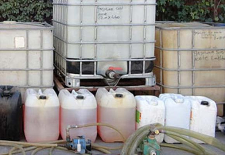 Inician investigaciones tras asegurar 64 mil 500 litros de hidrocarburo