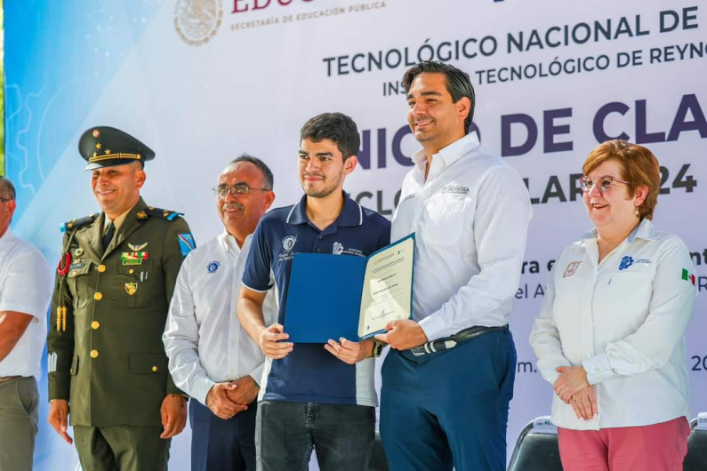 Inauguró Carlos Peña Ortiz nuevo ciclo en la educación profesional en Reynosa 