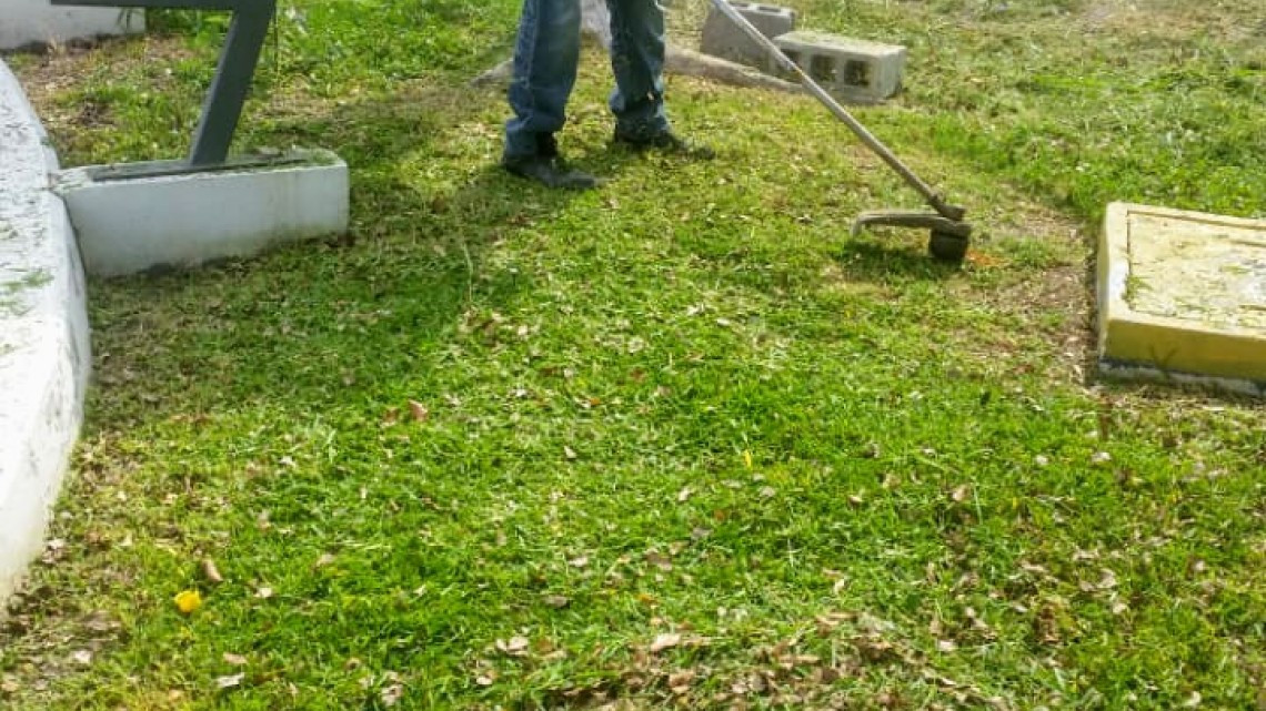 GobTam realiza limpieza en Parques y Centros de Bienestar