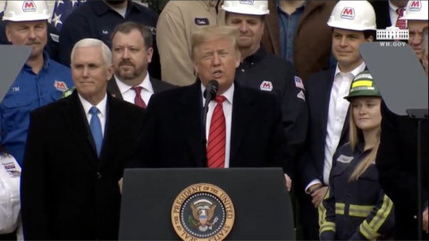 Donald Trump firma el T-MEC