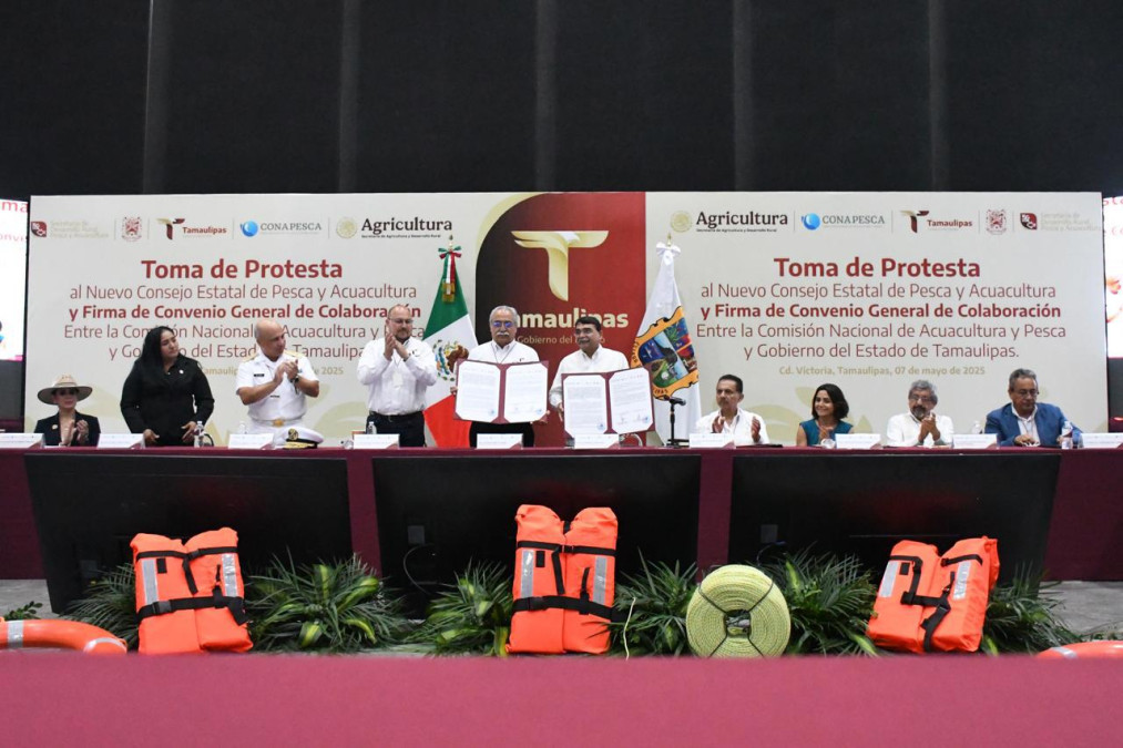 Fortalecen Gobierno de Tamaulipas y CONAPESCA alianza por el desarrollo pesquero
