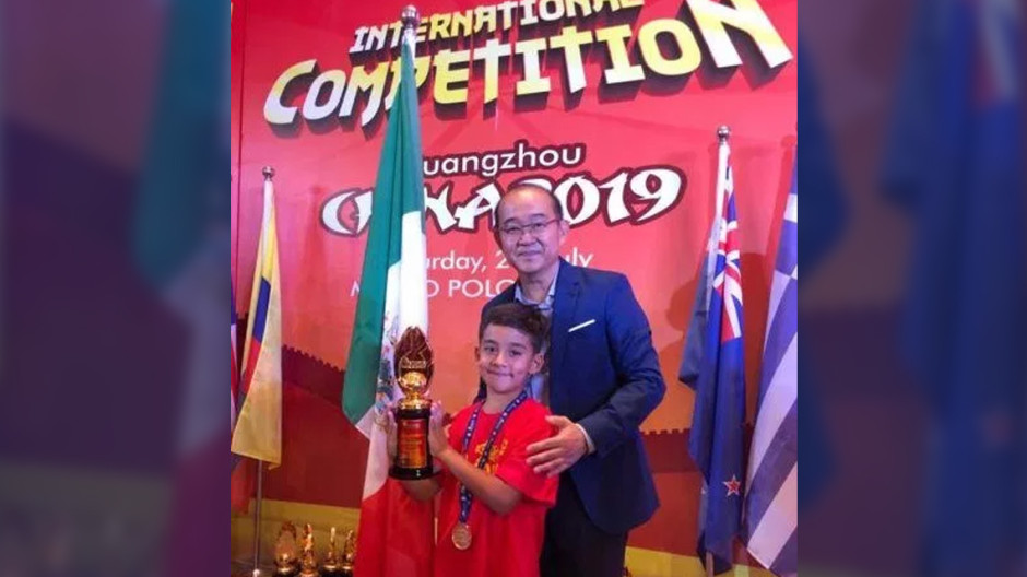 Niño mexicano es campeón mundial de cálculo mental