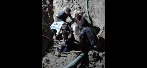 Atiende COMAPA reparación de fuga de agua en colonia Loma Linda