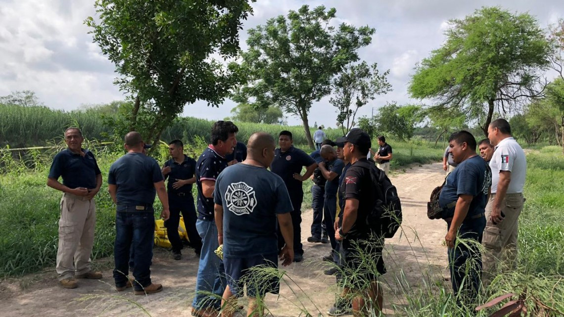 Rescatan a salvadoreños ahogados en el Río Bravo