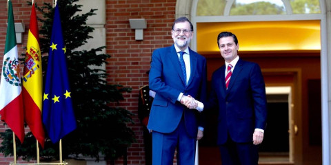 Celebran Rajoy y Peña Nieto acuerdo para modernizar relación UE-México
