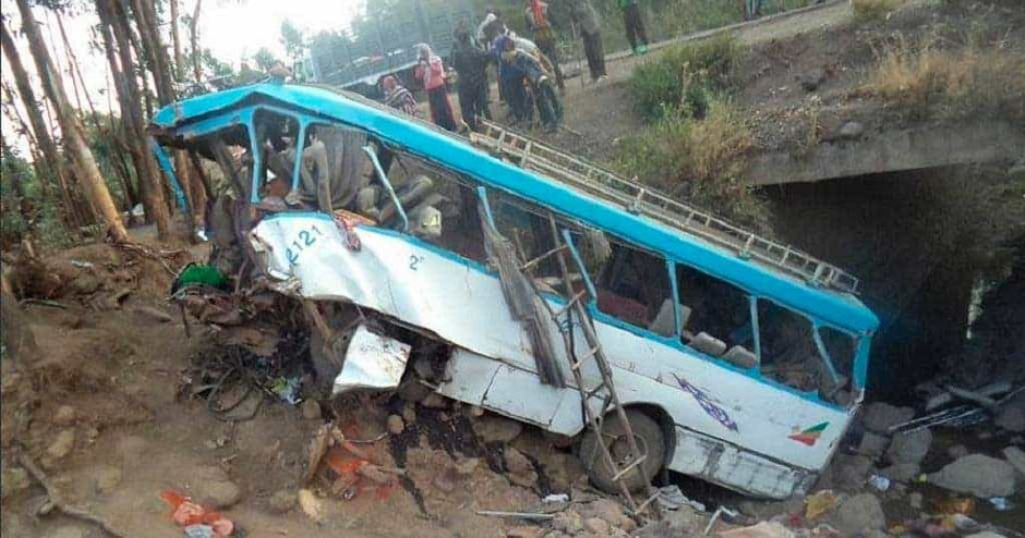 Fallecen 38 en accidente de autobús en Etiopía 