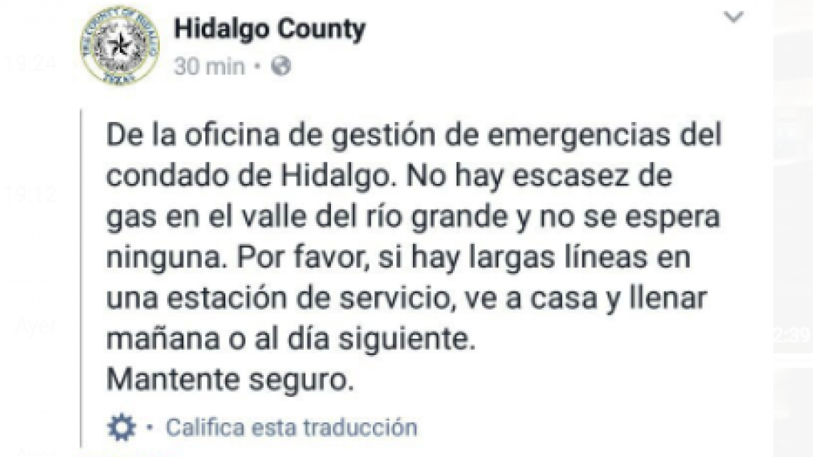 Comisión Ferroviaria de Texas, afirma que no hay escasez de gasolina 