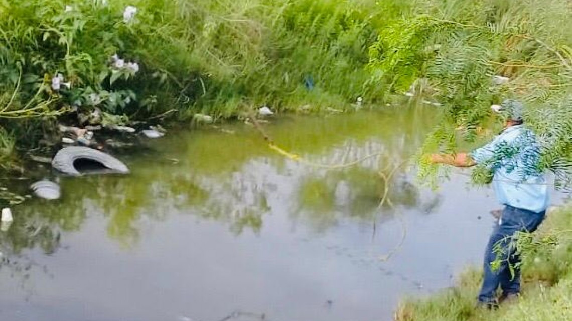 Llantas de Desecho Tiradas en Canales son un peligro para Inundar Matamoros