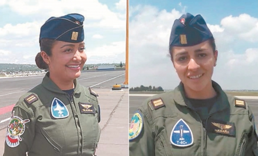 Dos mujeres hacen historia, volarán en el desfile del 16 de septiembre