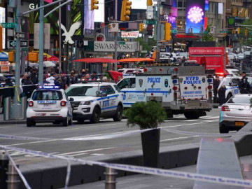 Se registra tiroteo en Times Square, dejando tres heridos