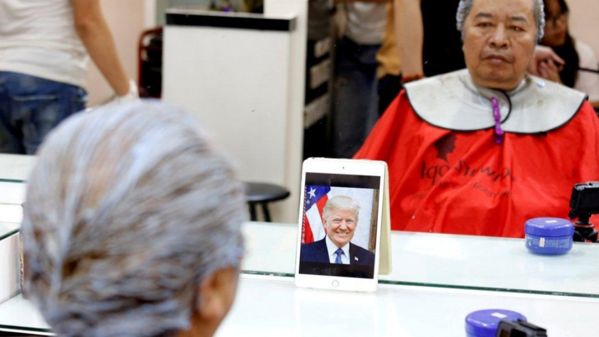 Trump y Kim imponen moda en Vietnam con sus cortes de cabello